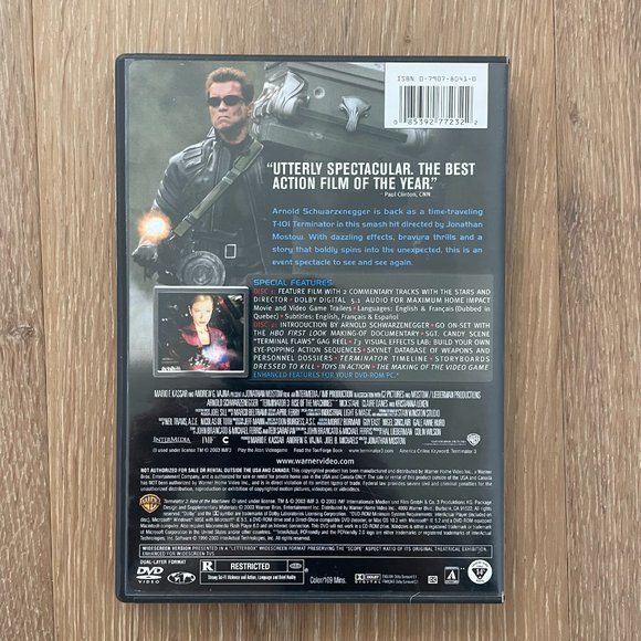 Terminator 3 Rise of the Machines DVD Movie 2003 Arnold Schwarzenegger 2 disc - Picture 3 of 12